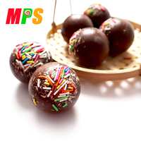 Usine de chocolat OEM vente en gros marque privée bonbons boule de chocolat bombe avec guimauve