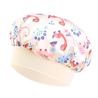 Vente en Gros d'Accessoires Capillaires Personnalisés pour Enfants et Bébés, Bonnets en Satin à Motifs de Dessins Animés, Chapeaux Souples avec Bande Élastique pour Jolies Filles