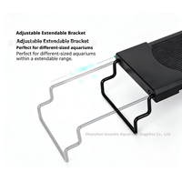 Lampe LED pour aquarium à spectre complet, étanche, avec support, simulation du lever et du coucher du soleil, éclairage pour aquarium