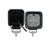 CISPR25 CLASS4 Long Spot Beam 40W LED Work Light 4 Inch Square 12V 24V High-Efficient Pods Light Car Light Accessories