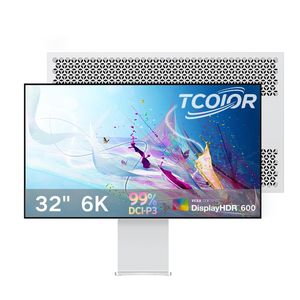 Tcoior 6K Monitor 32 Inch Aluminium Monitor Studio 'S Display Ips Paneel Glossy Monitoren Ultrawide Flatscreen Met Luidspreker - Product Image 1