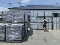 Plateau durable en fibre GMT à bas prix pour la fabrication de briques Plateau en PVC pour la production de blocs de béton