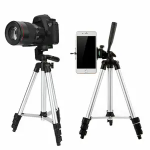 알루미늄 여행 카메라 전화 다채로운 카메라 삼각대 FY1500 카메라 삼각대 캐리 가방 무선 원격