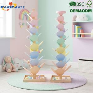 Nouveau Jouet Musical Éducatif Montessori en <span class=keywords><strong>Bois</strong></span> pour Bébés et Enfants, Arbre Musical aux Couleurs Macaron avec 4 Types de <span class=keywords><strong>Perles</strong></span>, Instrument de Musique pour Enfants - Product Image 1
