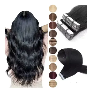 Fabrik Großhandel Remy Raw Human Hair Tape In Haar verlängerungen 100Human Hair
