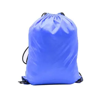 Reusable Cheap Custom Waterproof Nylon 210D Polyester Drawstring Bag Sport Backpack Small Cotton Canvas Drawstring Bag