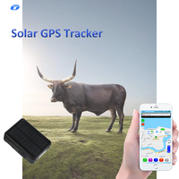Traqueur de vache GPS à puce auto-alimenté, traqueur de chameau cheval GPS pour dispositif de suivi du bétail animal vache