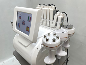 Appareil de <span class=keywords><strong>cavitation</strong></span> ultrasonique RF 9-en-1 pour le bureau, technologie de refroidissement au laser <span class=keywords><strong>lipo</strong></span> et photon pour le rajeunissement de la peau du visage et du corps entier - Product Image 2
