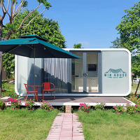 Maisons préfabriquées de luxe modernes et technologiques, personnalisées, de type Apple Cabin House, structure en acier, certifiées CE, best-sellers