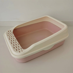 Caja de arena para mascotas de gran capacidad, bandejas para gatos, <span class=keywords><strong>arenero</strong></span> de plástico de alta calidad, venta al por mayor de fábrica - Product Image 5