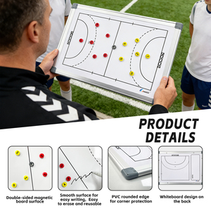 Pizarra Táctica Portátil para Balonmano, Cuaderno de Entrenador de Balonmano, Adecuado para Entrenadores de Pickleball - Product Image 3