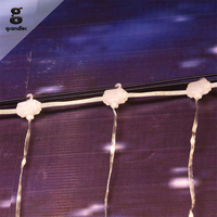 Guirlande lumineuse LED de haute qualité 3*3m avec télécommande APP, étanche IP67, scintillante RGBCW, type rideau féerique