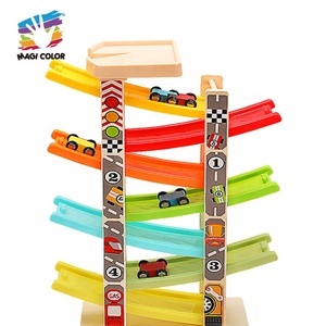 New Design Educational Toddlers <strong>Wooden</strong> Slot Car <strong>Track</strong> with Cars W04E097 - Product Image 4