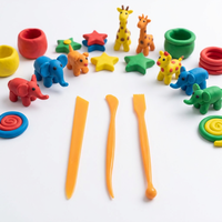 Kit d'outils de sculpture en argile KAIWEI 3 pièces en plastique et PET pour enfants et artistes, fournitures de modélisation