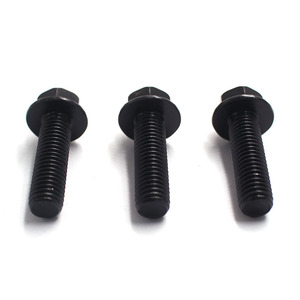 Flangia Integrale in Ottone/Acciaio al Carbonio Nera Resistente alla Corrosione M6 M8 <span class=keywords><strong>M10</strong></span> Anti-Allentamento Alta Coppia Standard ISO Direttamente dalla Fabbrica - Product Image 5