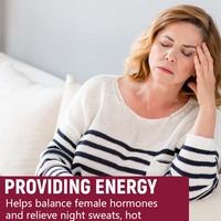 Compléments alimentaires pour la ménopause fabriqués en usine, pour femmes, capsules pour l'équilibre hormonal féminin, contre les sueurs nocturnes, les bouffées de chaleur et les changements d'humeur
