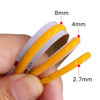 Mini bande LED COB 3000K 4000K 6500K à découpe libre 3mm 4mm 5mm
