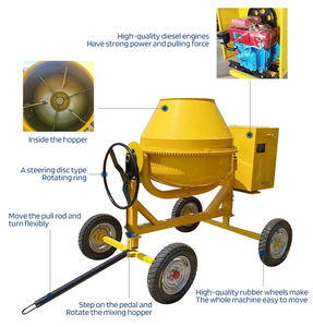 Werks-Direkt vertrieb Kunden spezifische 350L 500L kleine Beton mischmasch inen Diesel elektrische Benzin zement betonmischer - Product Image 2
