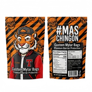 Bolsas de Mylar Cali de 3.5g Impresas Personalizadas, a Prueba de Olores y Reutilizables, Bolsas de Almacenamiento de Hierbas de Papel de Aluminio, Entrega Rápida Puerta a Puerta - Product Image 1