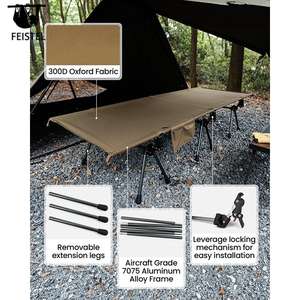 Feistel-Lit de camping ultraléger pliable, portable compact pour les voyages en plein air, la randonnée, le sac à dos léger - Product Image 5