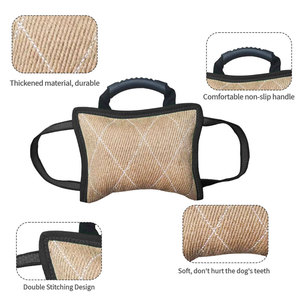 <span class=keywords><strong>3</strong></span>แพ็คทนทานแข็งแรงทนทานอุปกรณ์ฝึกสุนัขกัดหมอนไม้มีที่จับดึงสงครามสุนัขของเล่นเคี้ยวแบบโต้ตอบ - Product Image 5