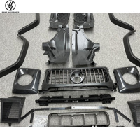 Nouveau kit carrosserie en fibre de carbone sèche brillante, tissage sergé, ajustement précis 1:1, Mercedes-Benz Classe G W464/W465 G63 AMG G500 2019-