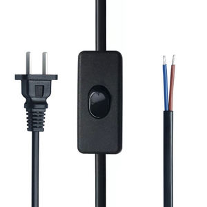 ทองแดงโคมไฟตั้งโต๊ะสวิตช์คู่สายไฟพีวีซี303ไฟฟ้าสองสายหางปอกเปลือกสายไฟ - Product Image 4