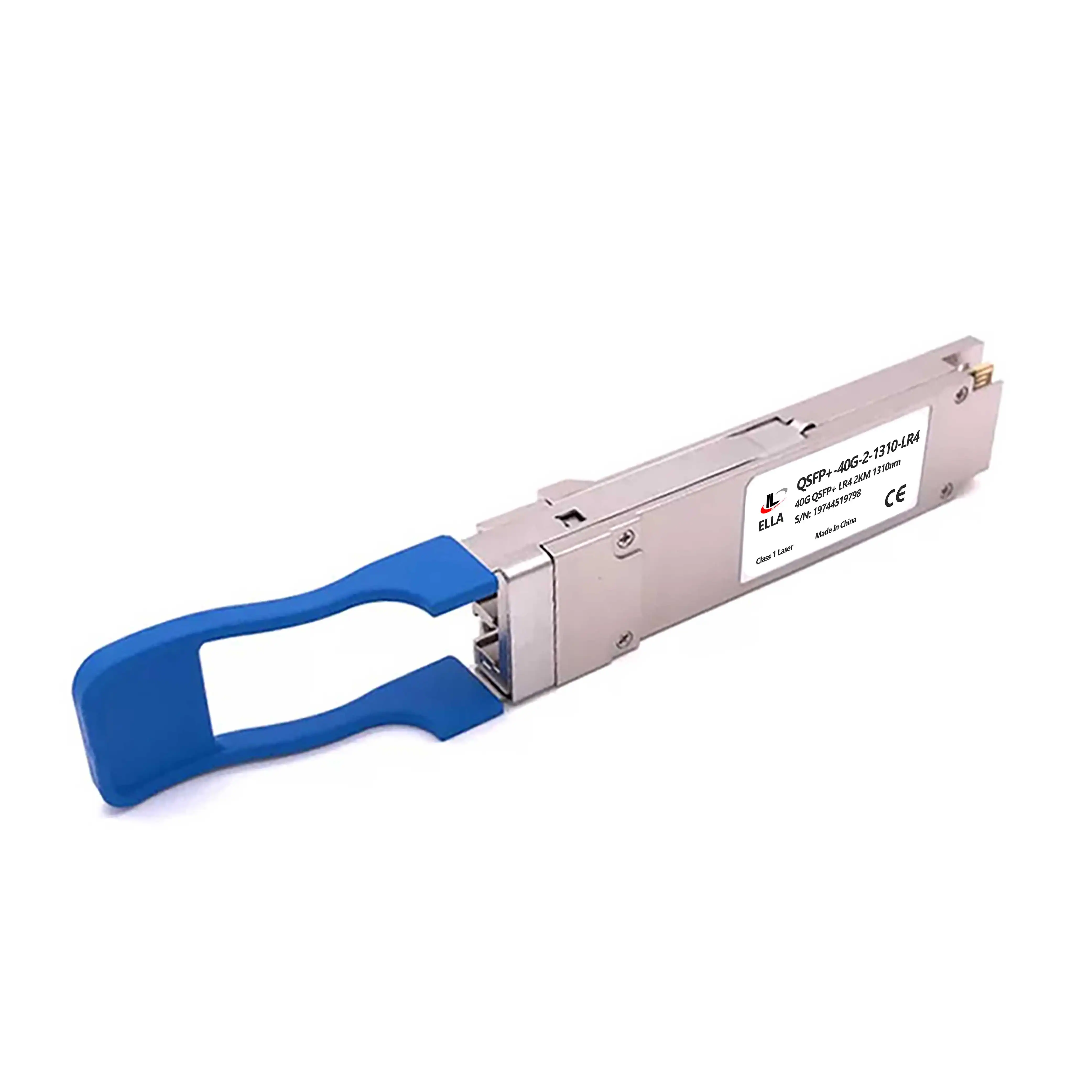 QSFP-40G-2-1310 QSFP + 40G compatibile con le reti JNP-QSFP-40G-LX4 ricetrasmettitore 40GBASE-LX4 QSFP + 1310nm 2km DOM