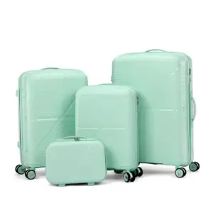Vendita calda valigia da viaggio nuovo arrivo valigie per viaggi all'ingrosso Custom PP borse da viaggio set valigie