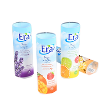 Étiquettes thermorétractables en PVC bleu de haute qualité, personnalisables avec logo, pour l'emballage de bouteilles de boissons