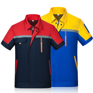Ropa de trabajo práctica de manga corta de talla grande de alta calidad para <span class=keywords><strong>ingenieros</strong></span> - Product Image 4