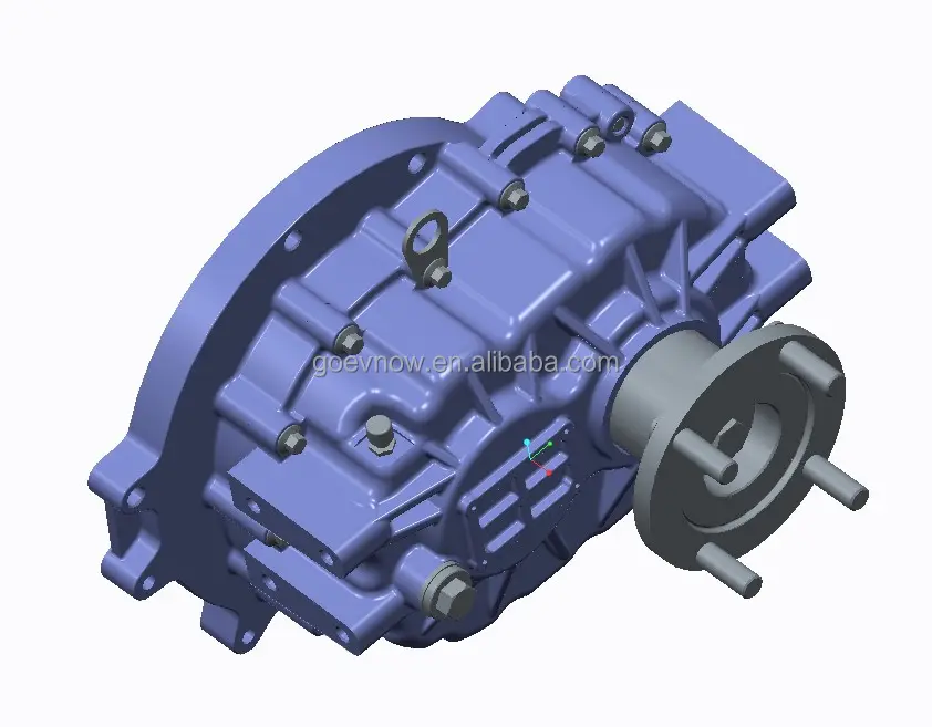 Multialicate automático de alta velocidade, kit de transmissão do ev 350nm + diferencial para caminhão de ônibus elétrico van