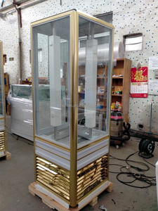 Thương mại Cửa hàng bánh thiết bị xoay Showcase bánh hiển thị tủ lạnh đứng truy cập Pastry hiển thị Máy làm lạnh - Product Image 4