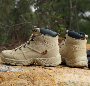 Botas de Senderismo DFH1010 Negras y Caqui, Deportivas, para Exteriores, Trekking, Personalizadas, Económicas, Cómodas, de Malla, al por Mayor, con Protección Completa, para el Desierto - Product Image 4