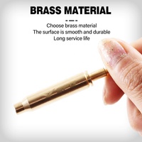 Pointes de flèche de Test Laser, calibrées à infrarouge, pour la chasse, arc recourbé, visée de tir à l'arc, filetage de 6.2mm, pointe de flèche amovible en laiton