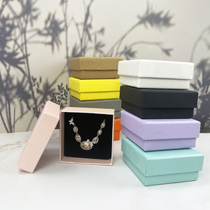 Caja de joyería de cartón reciclable de 9*9*3 CM, diseño <span class=keywords><strong>Heaven</strong></span> <span class=keywords><strong>Hell</strong></span> para collar, pendiente, anillo, embalaje de Perfume, cubierta de regalo - Product Image 2