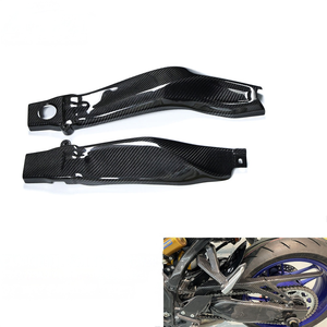 ZHONGHONG Cache-bras oscillant en fibre de carbone sèche 3K pour Yamaha MT09 2024-2026, tissage carbone noir, léger et fixation directe - Product Image 1