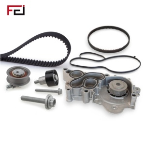 Kit de courroie de distribution KP15680XS-2 pour <span class=keywords><strong>Audi</strong></span> 1.4 <span class=keywords><strong>A3</strong></span> A4 Dacia 1.4, avec pompe à eau et poulie tendeur pour CPTA/CZEA/CZDA - Product Image 1