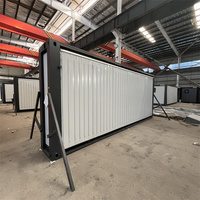 Maisons conteneurs détachables à installation rapide, bâtiments préfabriqués en acier détachables pour bureaux de chantier