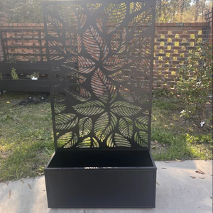 <span class=keywords><strong>Fioriera</strong></span> in Acciaio Inox per Esterni, <span class=keywords><strong>Fioriera</strong></span> in <span class=keywords><strong>Ferro</strong></span> Battuto, Divisorio per Esterni, Vaso Rettangolare - Product Image 3