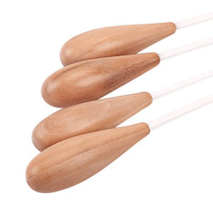 指揮者推奨のバンド演奏用梨バトン 木製ハンドル付きバトン 楽器 - Product Image 2