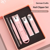 Ensemble de coupe-ongles anti-éclaboussures en acier au carbone, best-seller, coffret cadeau pour la manucure à domicile