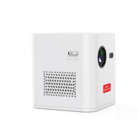 Nuevo Proyector de Bolsillo de Alto Lumen Inalámbrico Inteligente con Sistema Android 9.0, Proyector DLP LED Portátil para Cine en Casa, Mini Proyector 4K