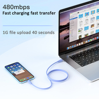 Kabel Data Pengisian Cepat 60W 6A Silikon Lembut Tipe C ke C USB Grosir, Kompatibel dengan iPhone 15 Samsung Printer