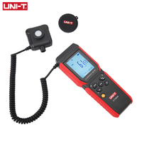 Medidor de Luz Digital UNI-T UT382A, Fotómetro de 400000 Lx, Almacenamiento de Datos de 999 Lecturas, Medidor de Lux con Bluetooth, Instrumento de Medición de Iluminancia