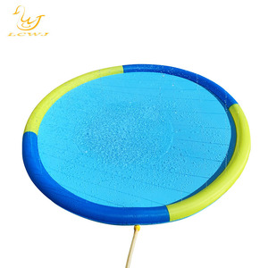 Tapis d'arrosage gonflable Lcwj pour enfants, jeu d'extérieur pour jardin, tapis rond en PVC avec arroseur, jouet amusant - Product Image 3