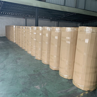 Ruban adhésif transparent personnalisé en BOPP thermofusible pour emballage fragile, biodégradable, imperméable, en rouleau jumbo, super fin