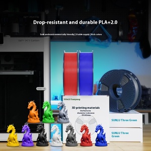 Pour <span class=keywords><strong>Sunlu</strong></span> 3D Impression Filament <span class=keywords><strong>PLA</strong></span> + 2.0 Haute Ténacité Matériau Haute Vitesse pour Tuozhu FDM Imprimantes 3D 1kg 1.75mm Tiges En Plastique - Product Image 1