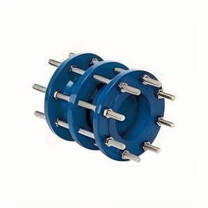 Suministro de <span class=keywords><strong>primera</strong></span> mano PN16 <span class=keywords><strong>Junta</strong></span> de desmontaje Tipo rígido Brida DN100 Hierro dúctil popular para tuberías de PVC/PE/HDPE/DI Pintura popular - Product Image 1