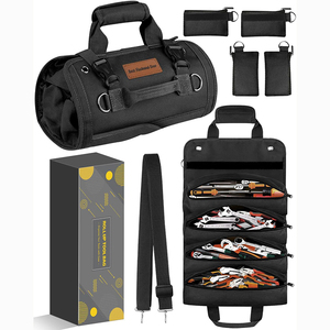 Échantillon gratuit, pochette à outils professionnelle multi-poches, de haute qualité, enroulable, portable, organisateur de clés à suspendre - Product Image 4